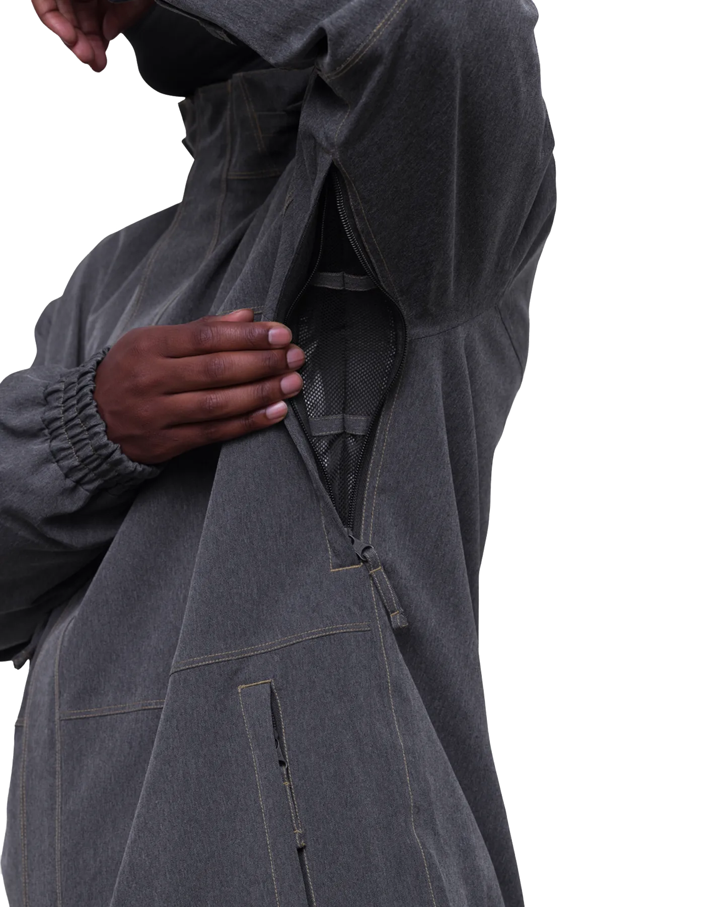 686 Men's Dojo Snow Jacket - Black Denim