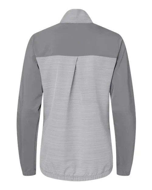 Adidas Women's Heather Block Full-Zip Wind Jacket