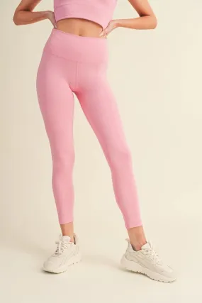 Aligned Performance High-Rise Leggings Pink