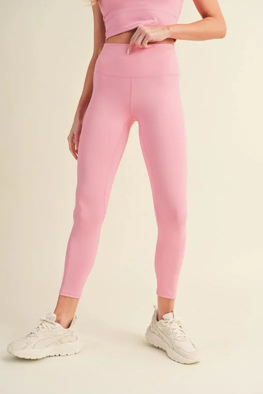 Aligned Performance High-Rise Leggings Pink