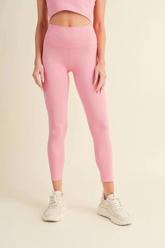 Aligned Performance High-Rise Leggings Pink
