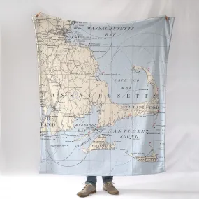 Cape Cod and the Islands Antique Blanket