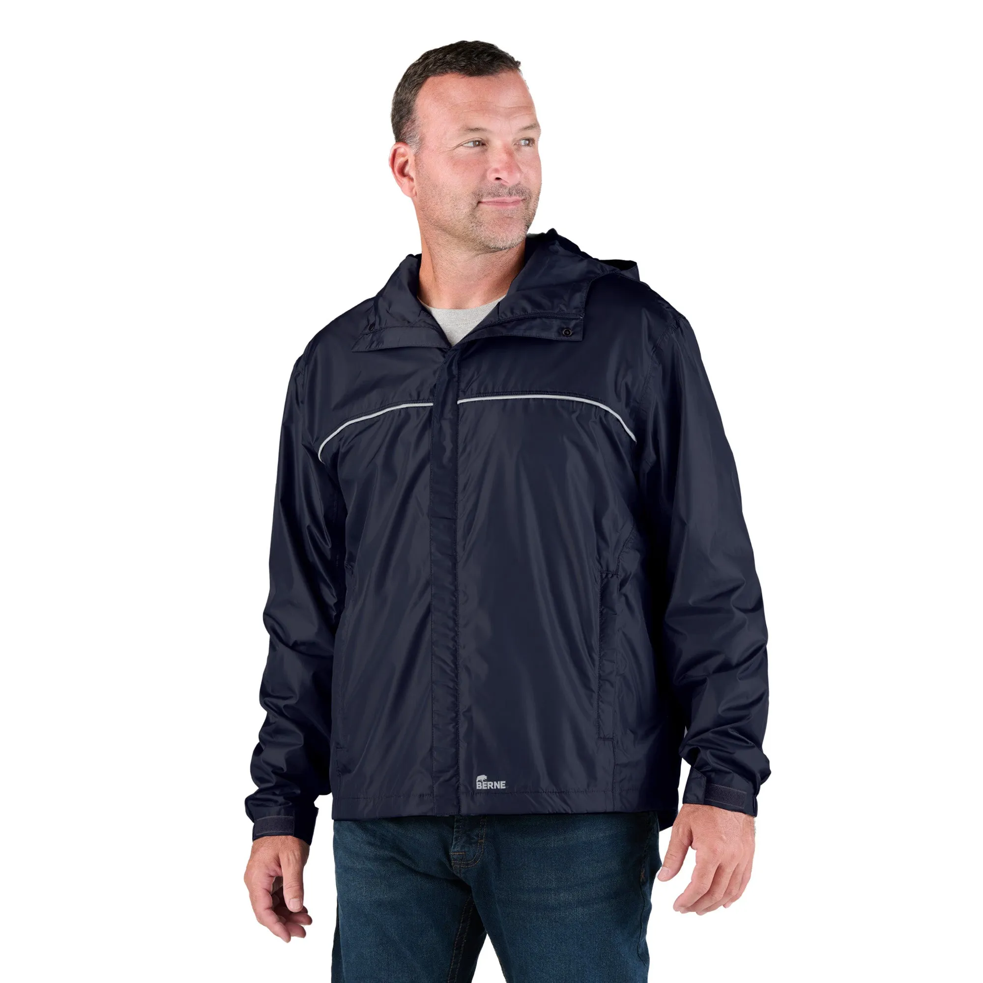 Coastline Lightweight Hooded Rain Jacket