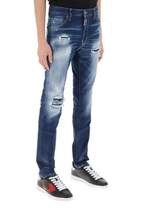 cool guy jeans in medium worn out booty wash