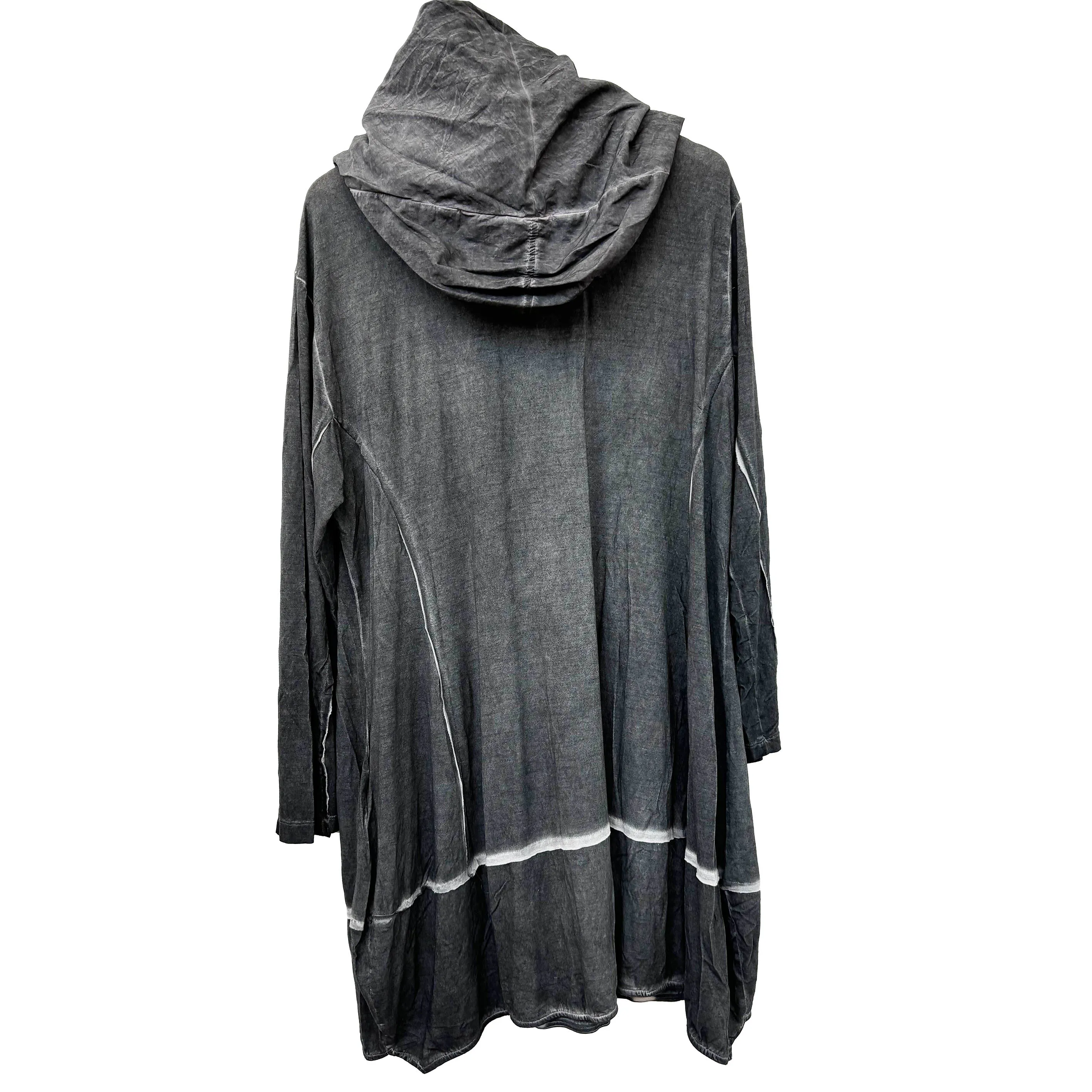 Cowl Neck Tunic in Anthracite