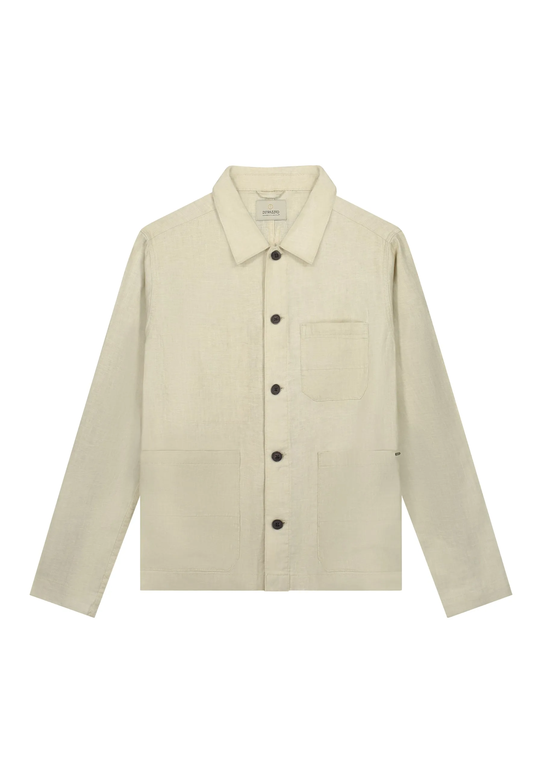 Crisp Chore Jacket: Off White