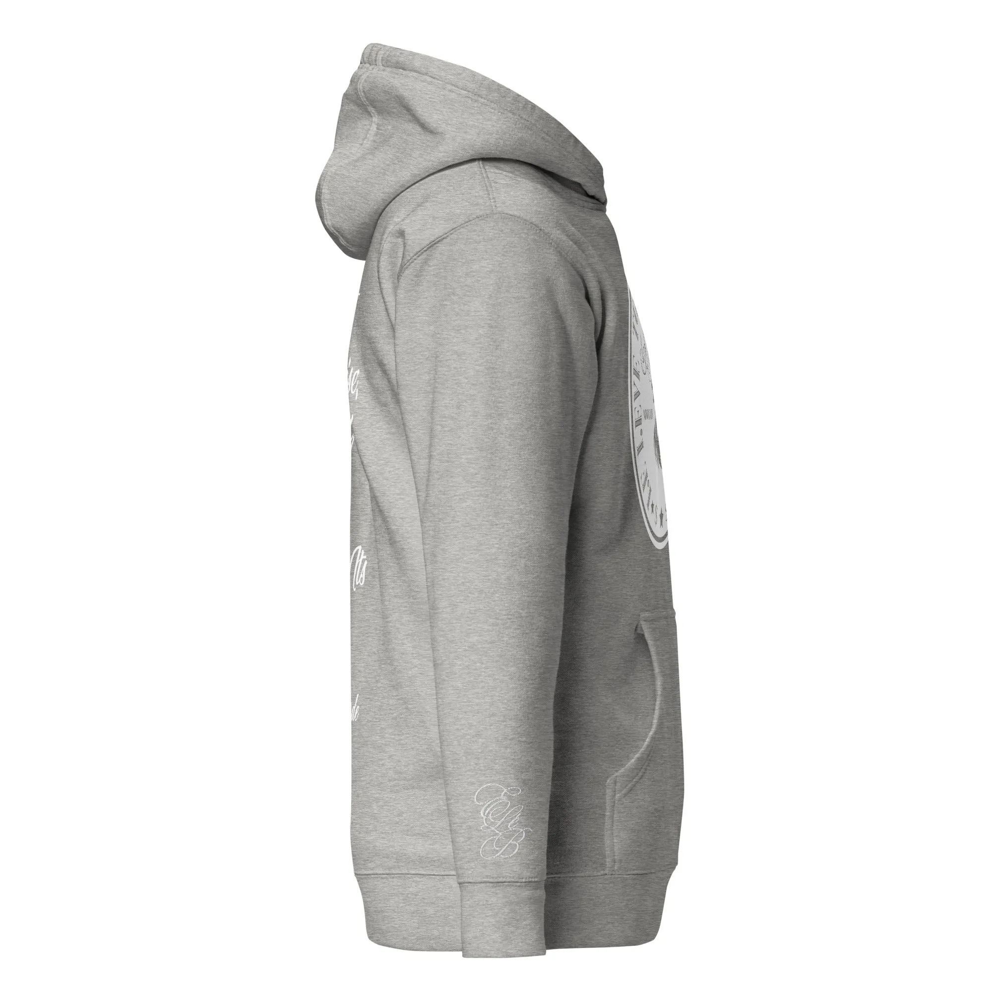 EARLE LE' BYRDE "French Motto" Fleece Pull-Over Hoodie