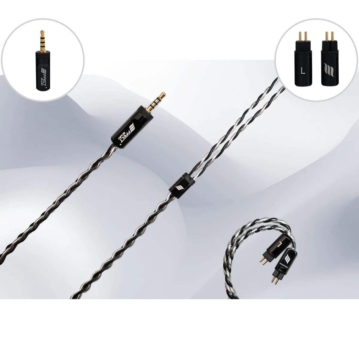 Effect Audio Grandioso Black In-Ear Headphone Cable (Open Box)
