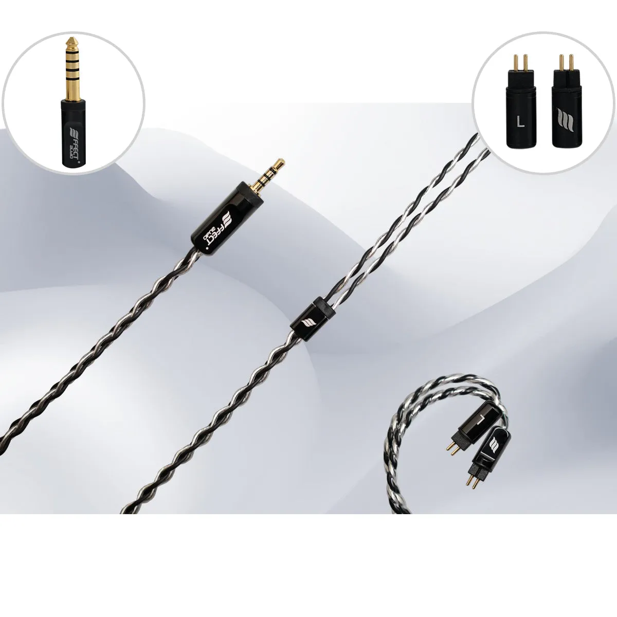 Effect Audio Grandioso Black In-Ear Headphone Cable (Open Box)