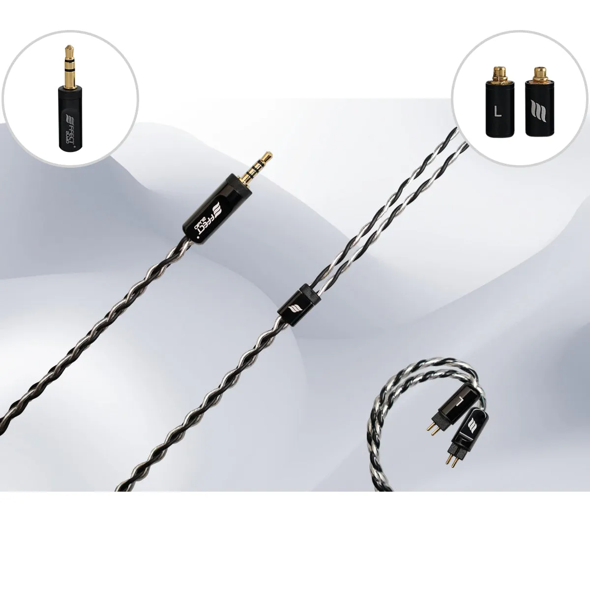 Effect Audio Grandioso Black In-Ear Headphone Cable (Open Box)