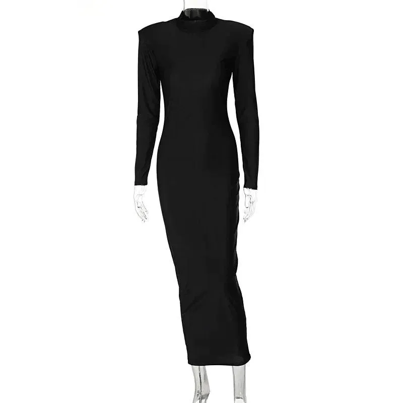 Empire Waist Knitted Maxi Dress