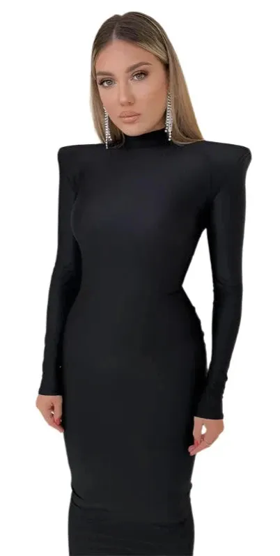 Empire Waist Knitted Maxi Dress