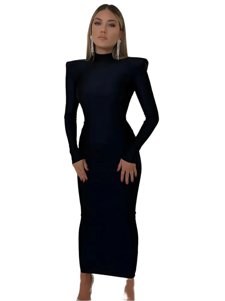 Empire Waist Knitted Maxi Dress