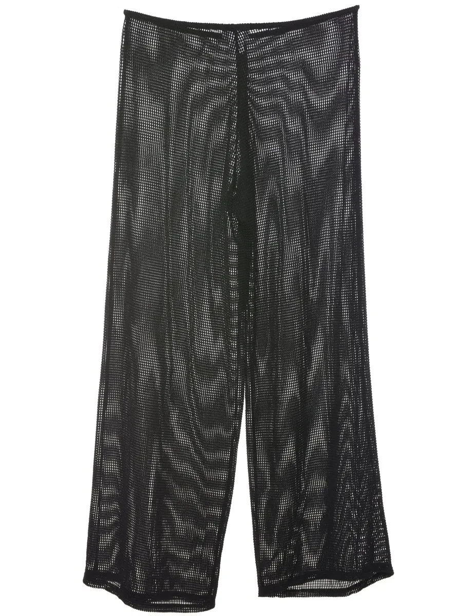 Flared Leg Sheer Trousers - W28 L29
