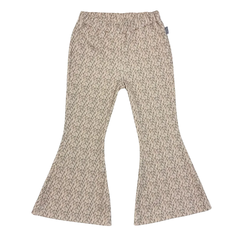 Flared Pants Rib Woods