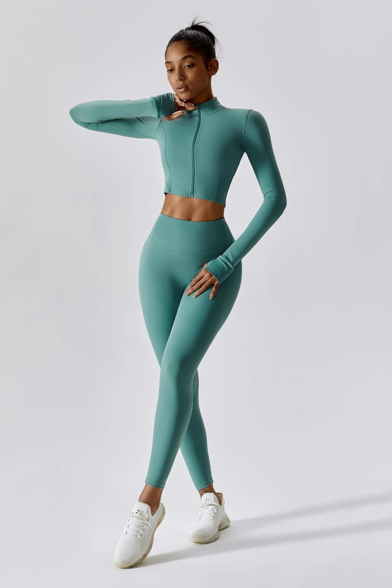 Flex Leggings - Ice Blue