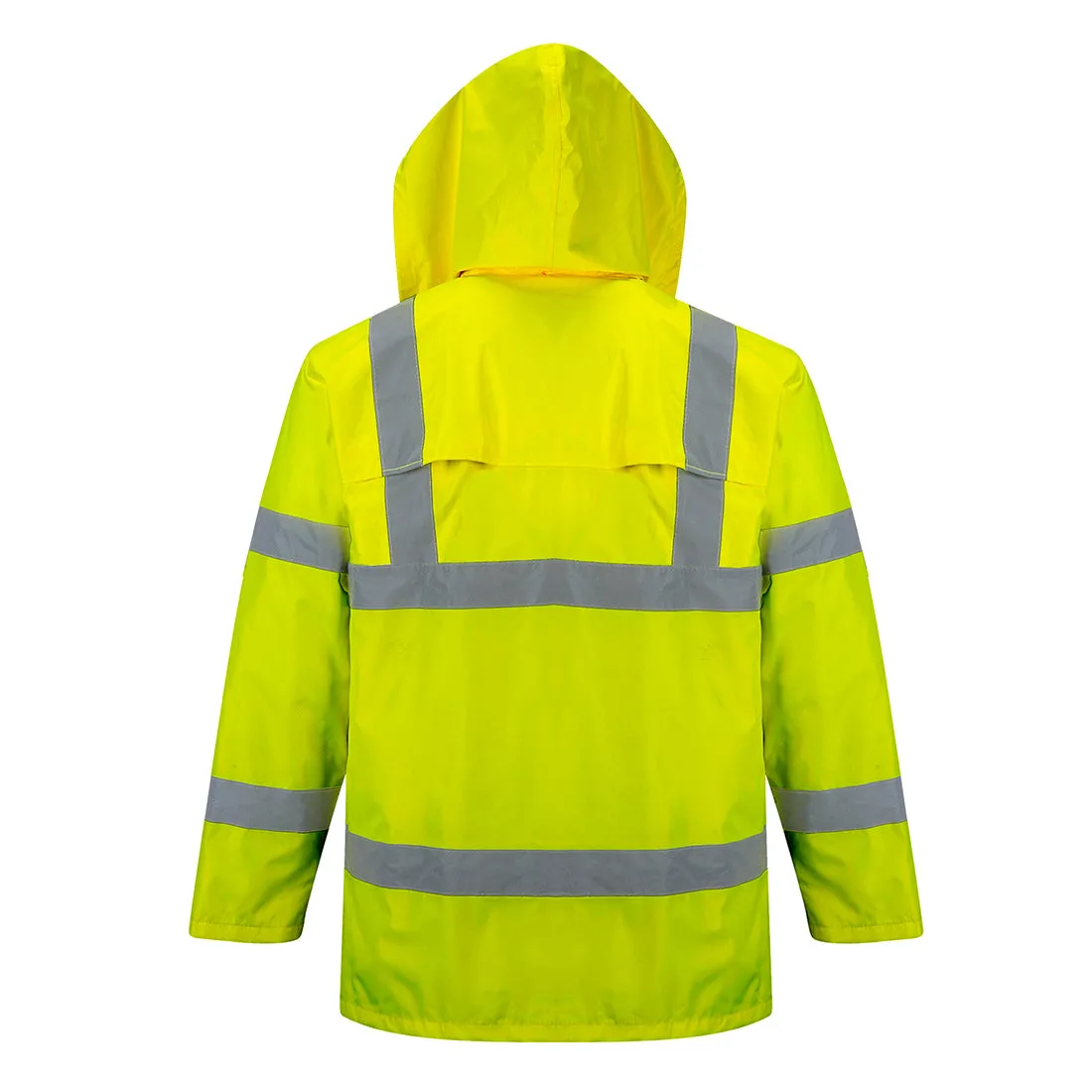 Hi -Vis Lightweight Nylon Rain Jacket