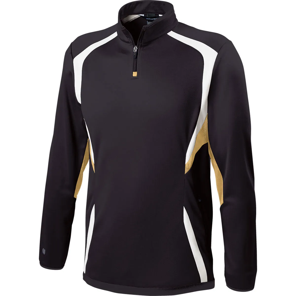 Holloway Men's Black/Vegas Gold/White Transform Pullover