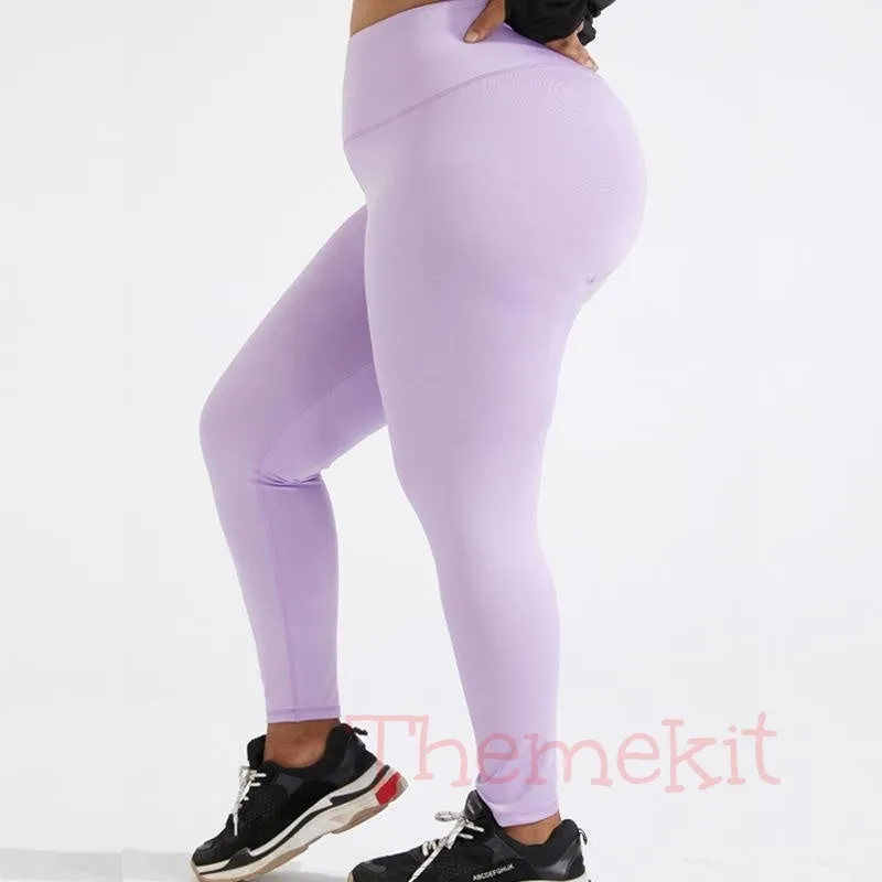 Large Size Yoga Pants Skin Friendly and Nude Sports Pants
