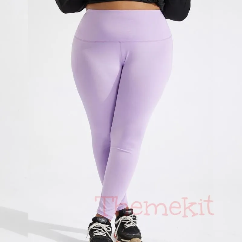 Large Size Yoga Pants Skin Friendly and Nude Sports Pants