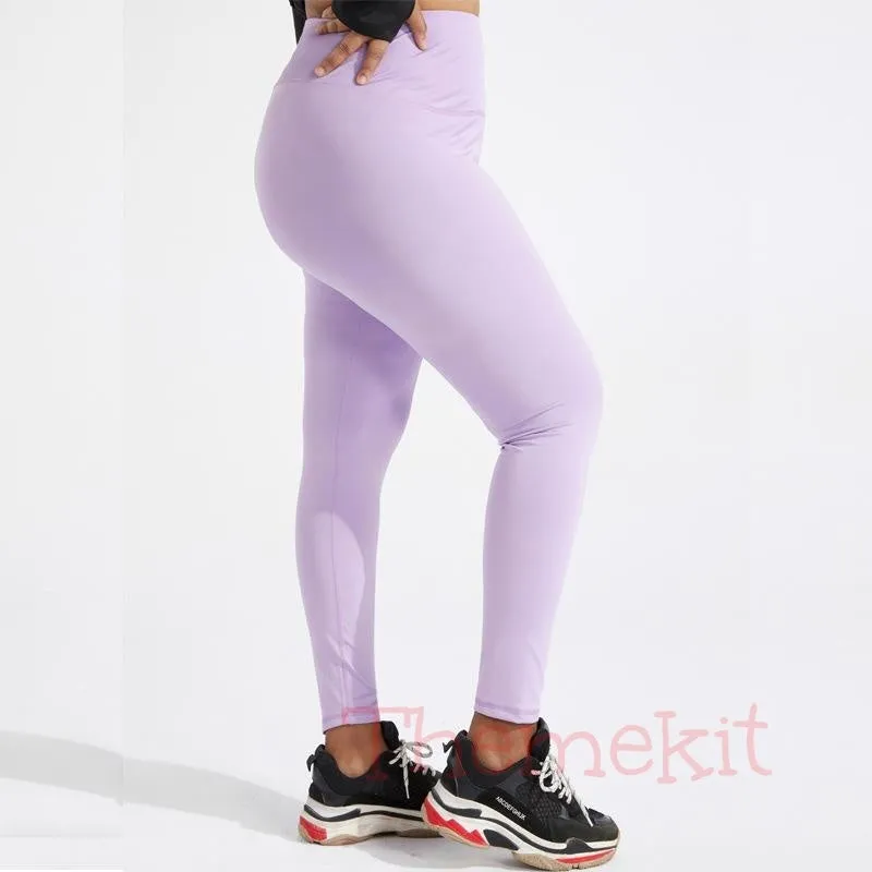 Large Size Yoga Pants Skin Friendly and Nude Sports Pants