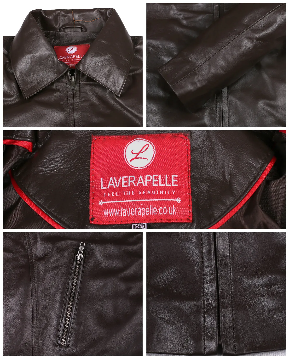 Leather Jackets Hub Mens Genuine Lambskin Leather Jacket (Black, Aviator Jacket) - 1501331