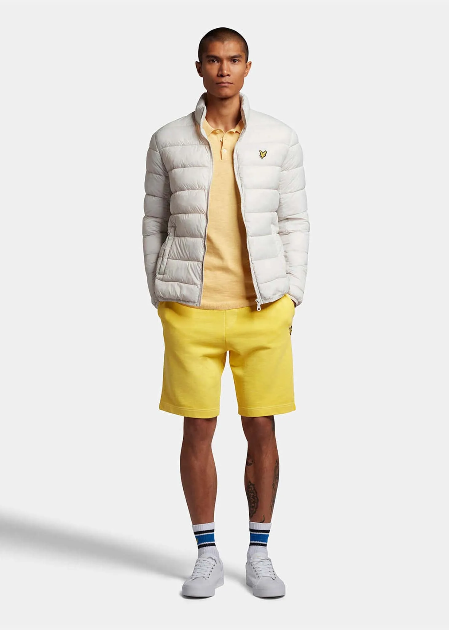 Lightweight padded jacket - light mist