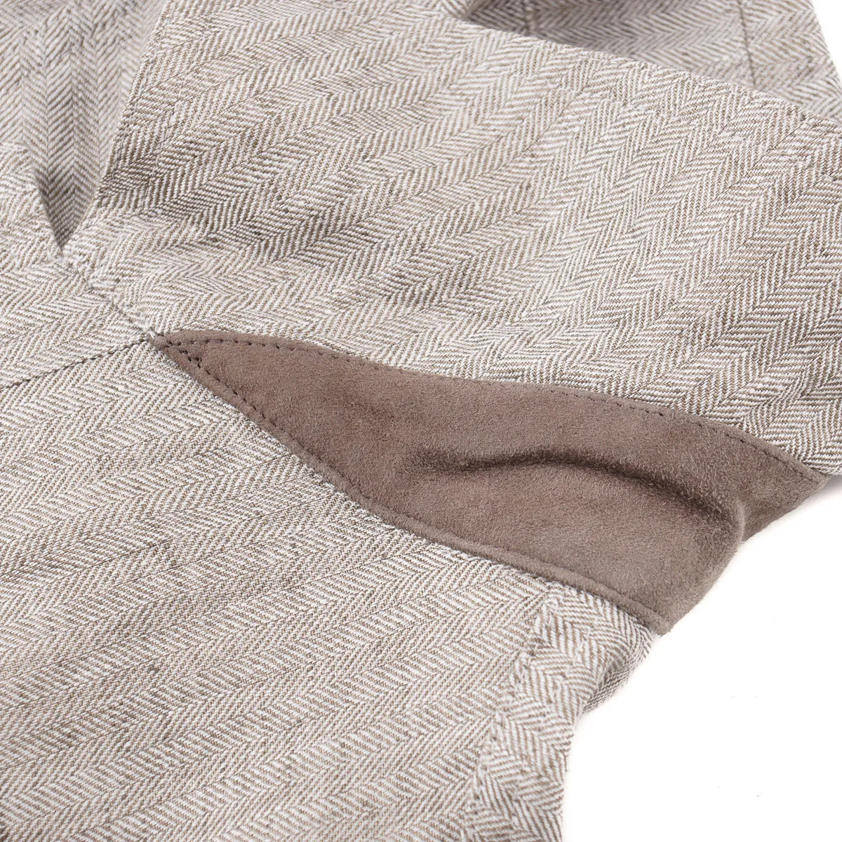 Lightweight Woven Linen Safari Jacket