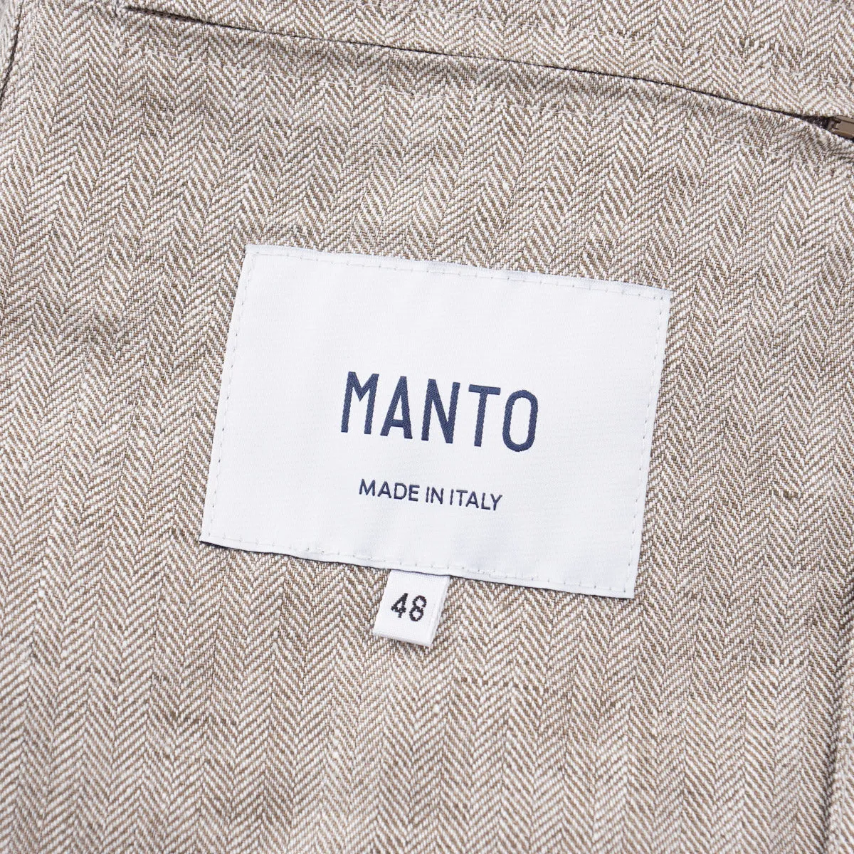 Lightweight Woven Linen Safari Jacket