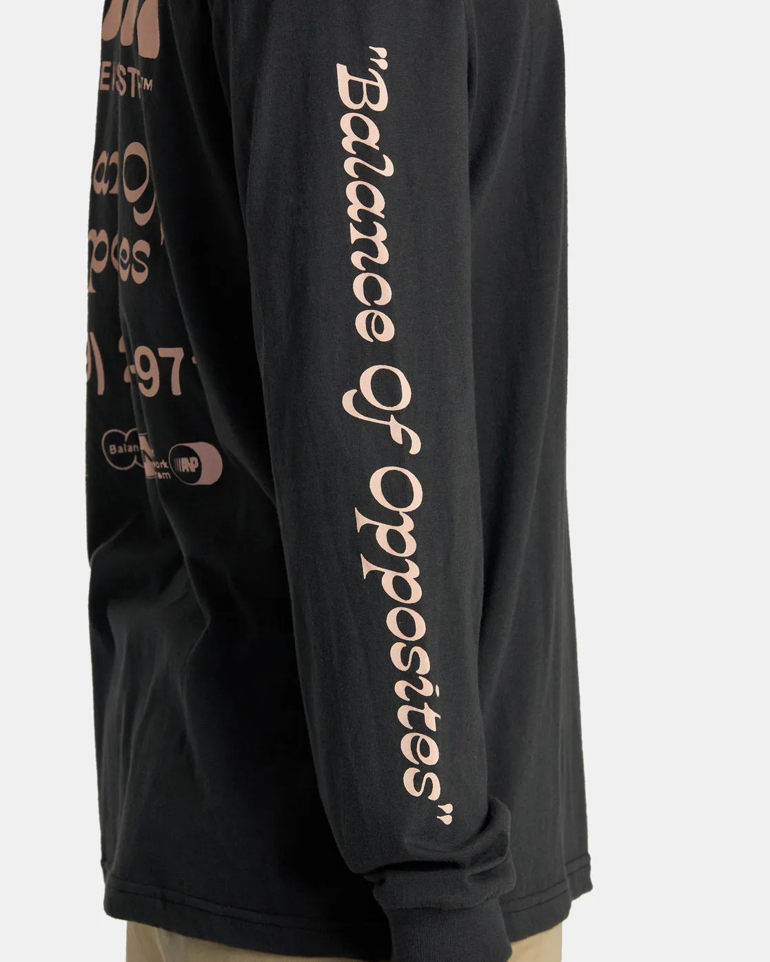Local Biz Long Sleeve Tee - Pirate Black