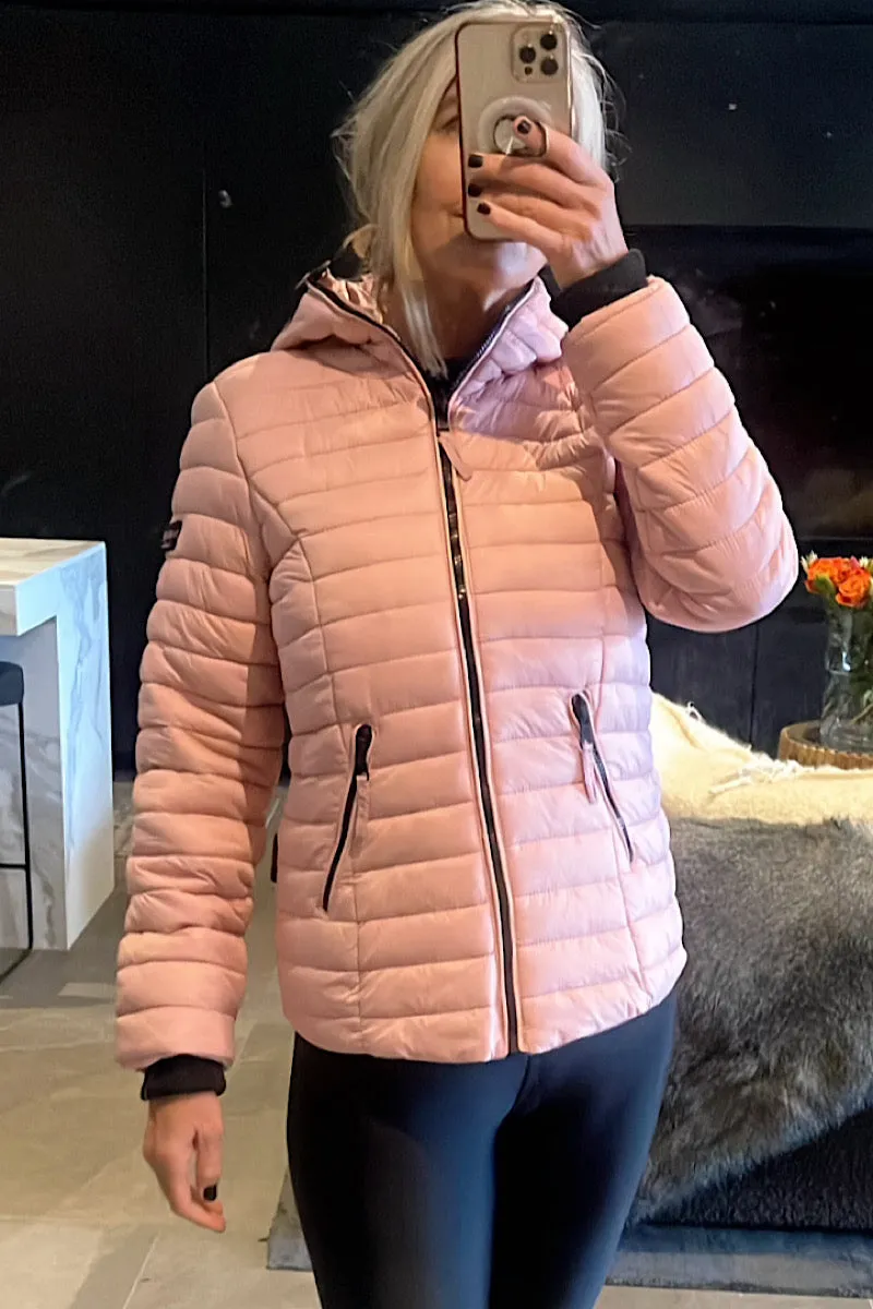 Navahoo Pink Puffer Jacket