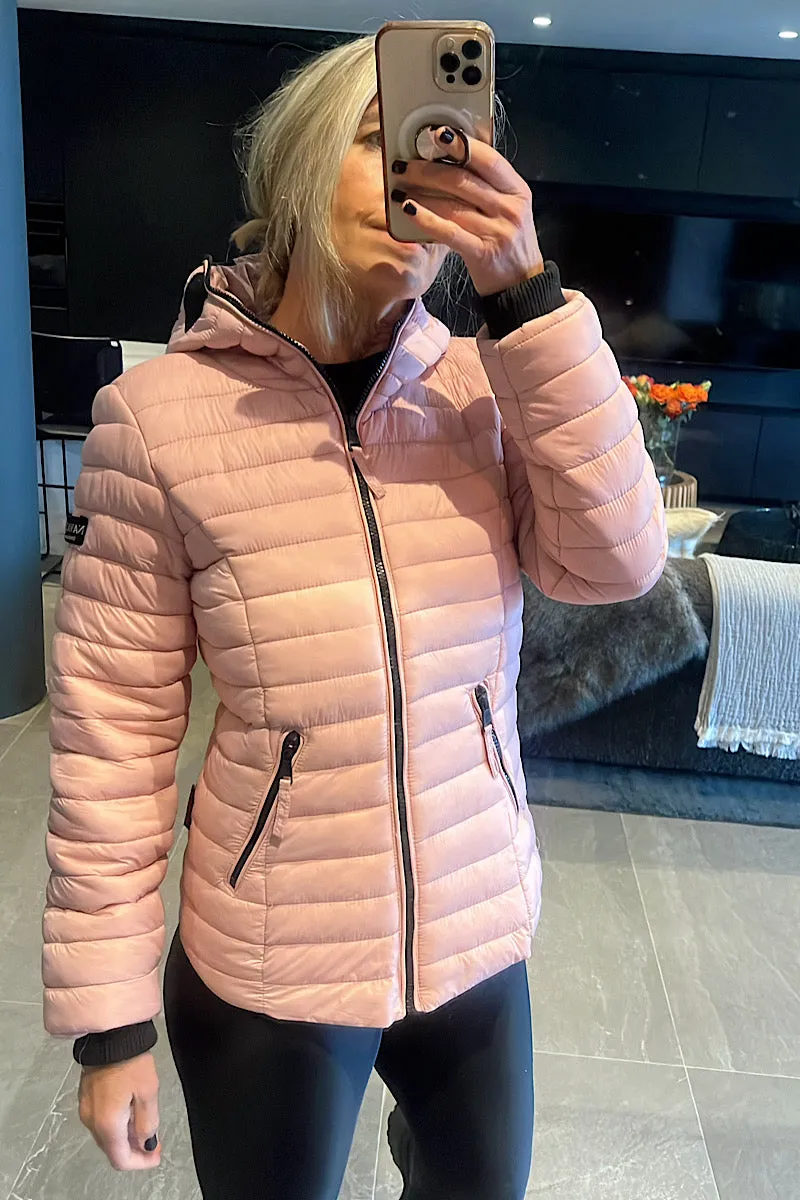 Navahoo Pink Puffer Jacket