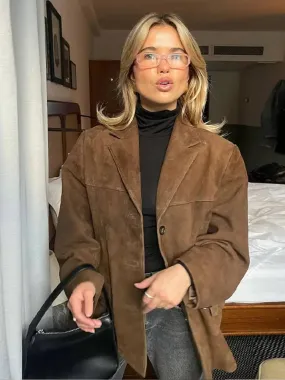 RayRay The perfect Brown Suede Jacket