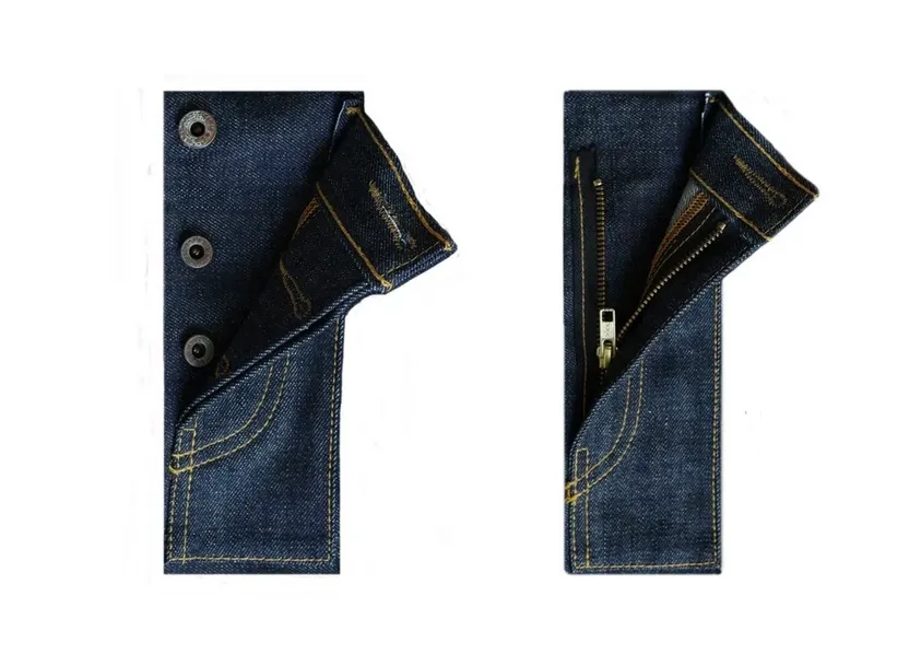 UNSANFORIZED LOOM-STATE KIBATA DENIM