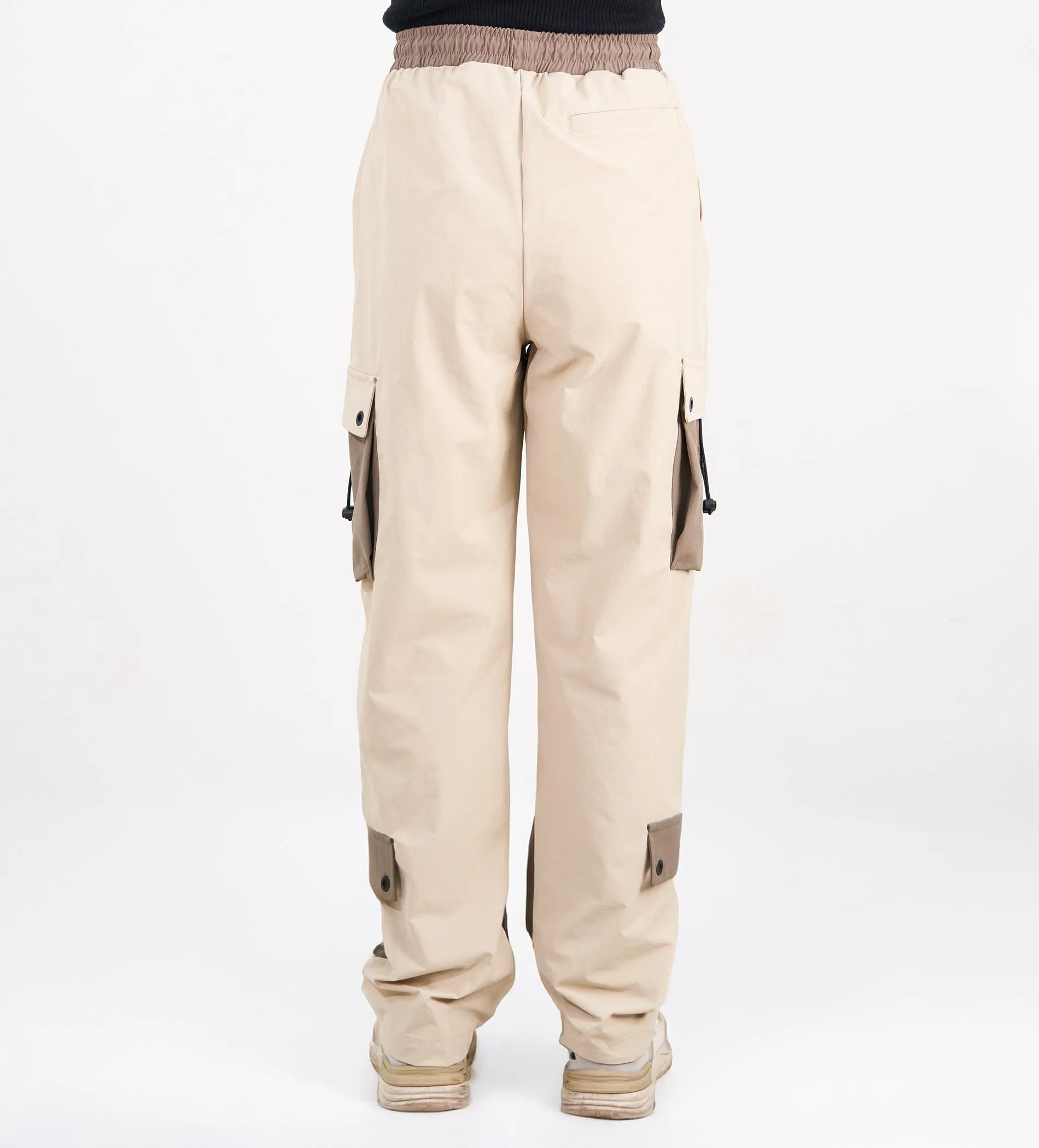 Utility camel cargo pants