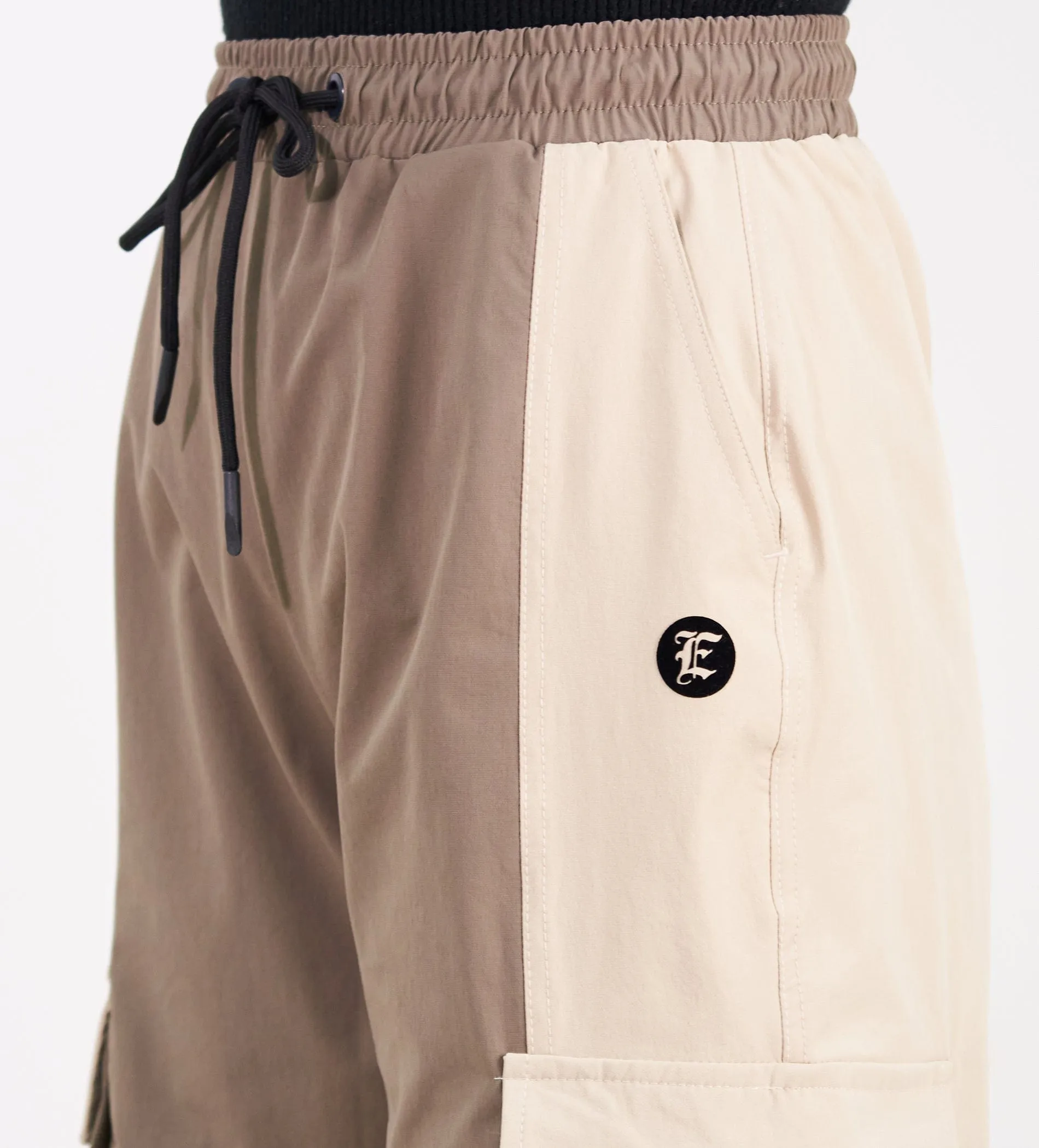 Utility camel cargo pants