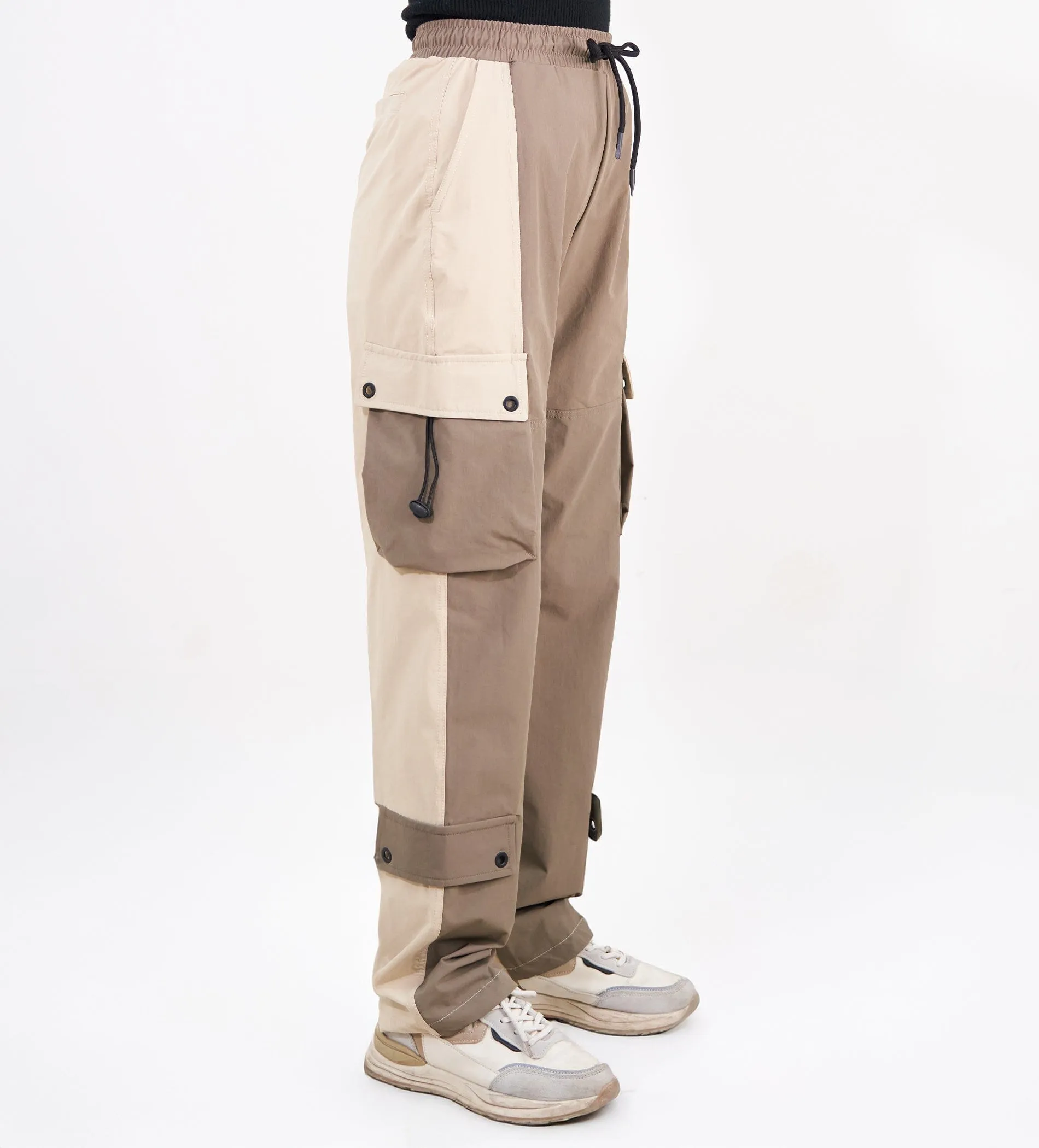 Utility camel cargo pants