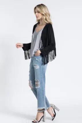 Vocal Fringe Jacket Suede Lightweight Several Colors to choose from