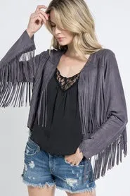 Vocal Fringe Jacket Suede Lightweight Several Colors to choose from