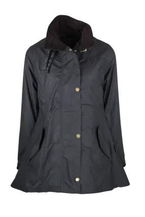 W02 - Women's Olivia Waxed Jacket - BLACK