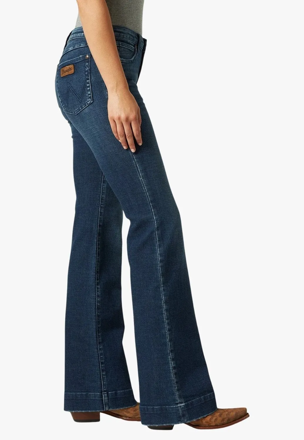 Wrangler Womens Retro Wide Leg Trouser Jean